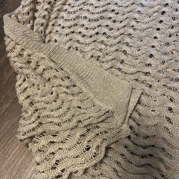 Anthropologie sparrow Brizo poncho gold - Picture 2 of 4